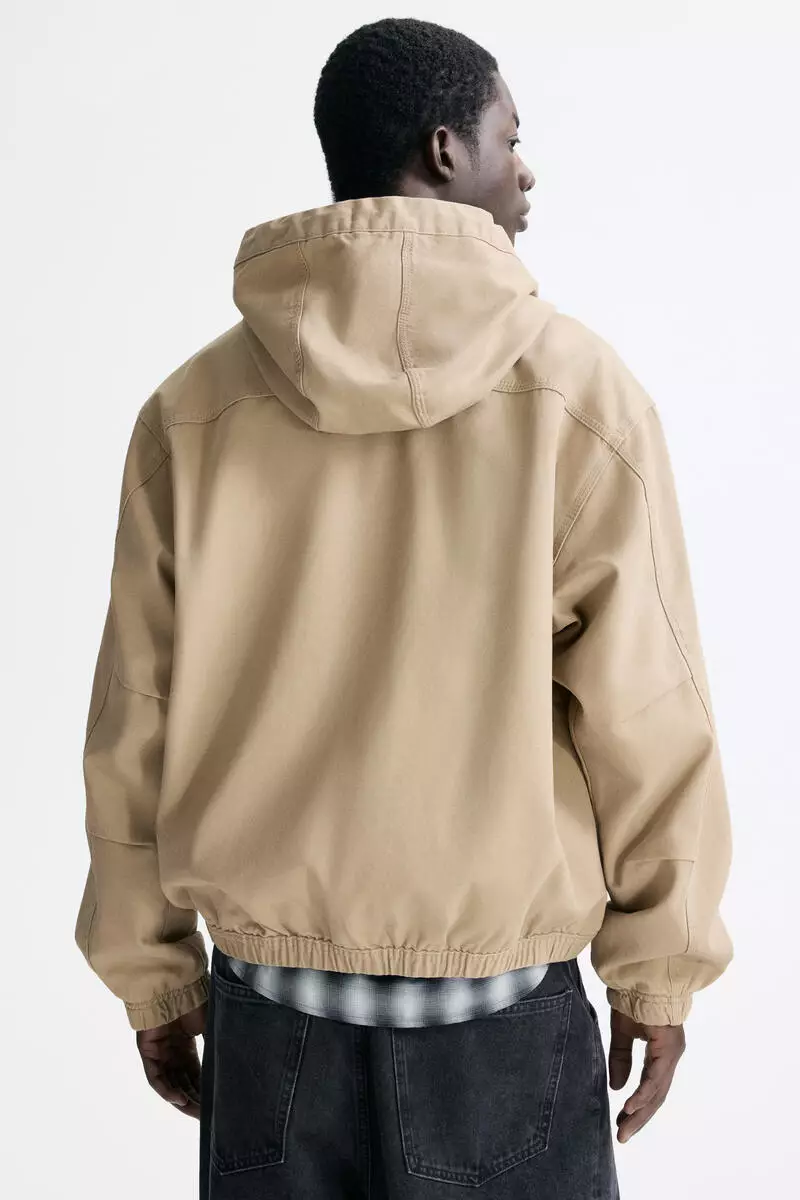 Hooded workwear jacket