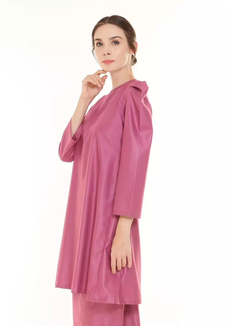 Yarra Kurung Modern in Plum Pink