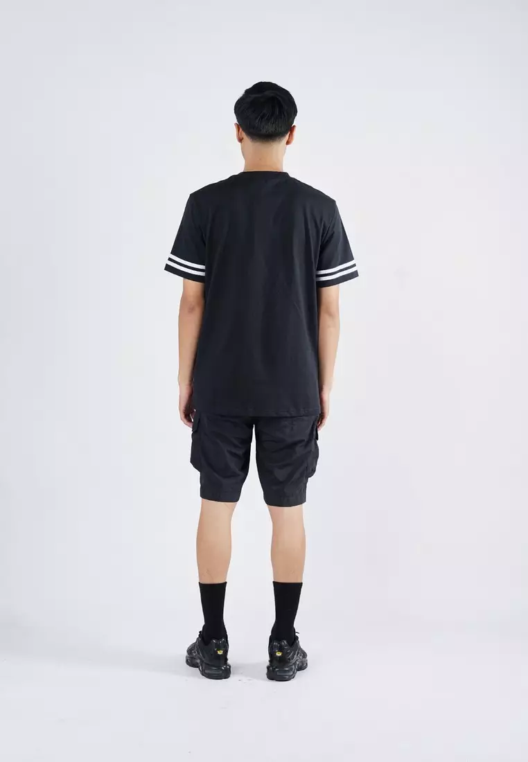 3Second Men's T-Shirt Short Sleeve Regular Fit Cotton Sporty Jshild C800225