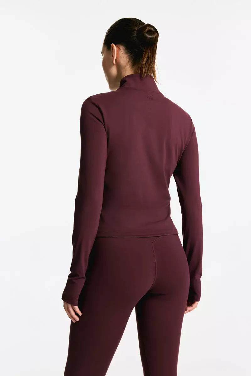 Zip-through sports jacket with SoftMove™