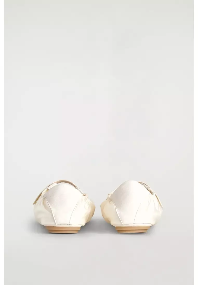 SUEDE-NYLON MARY-JANE TRAINERS