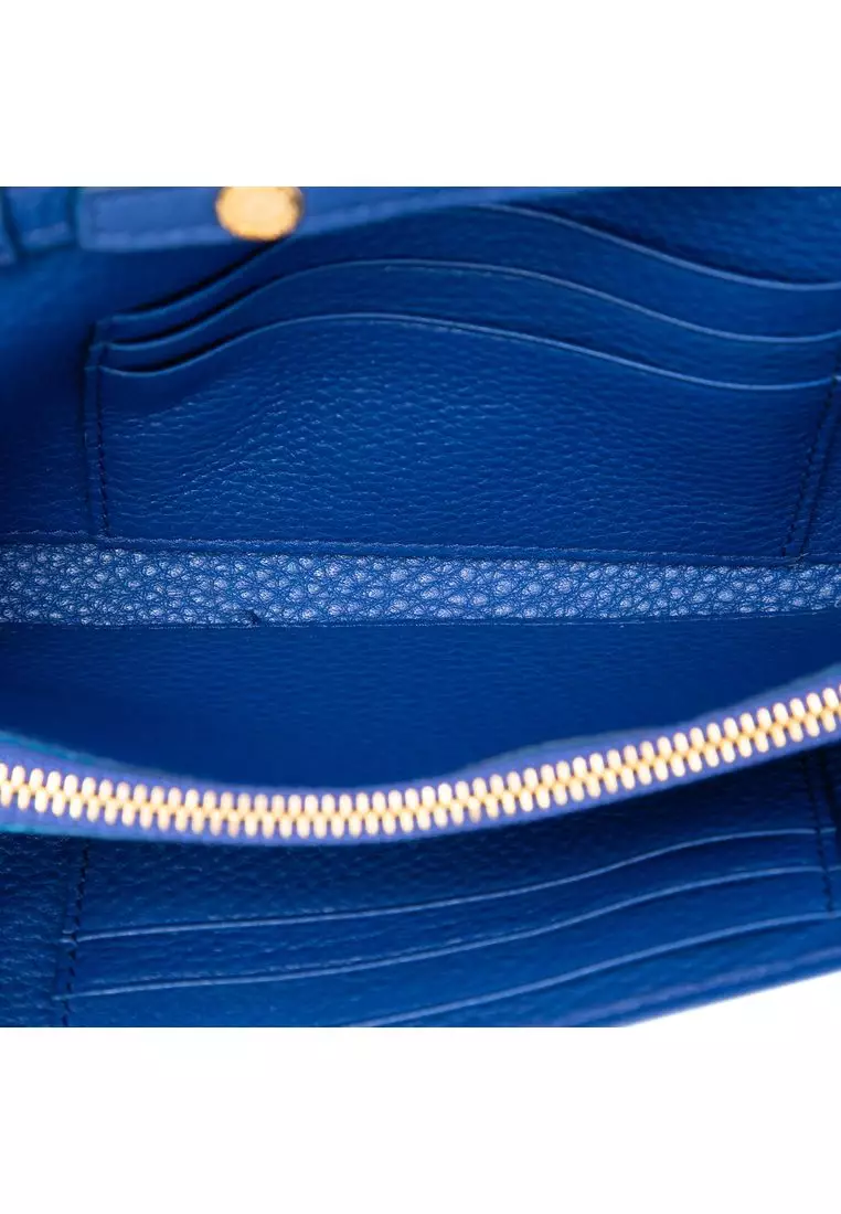 Pre-Loved Prada Vitello Daino Wallet On Strap