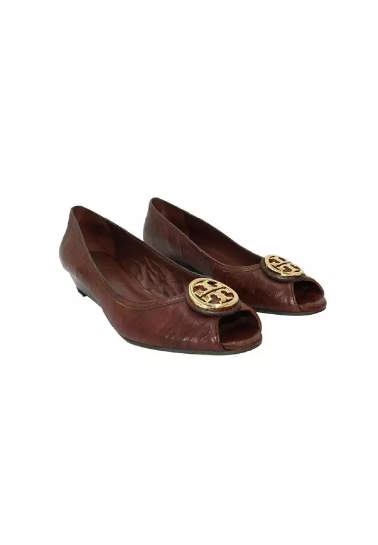 tory burch brown flat