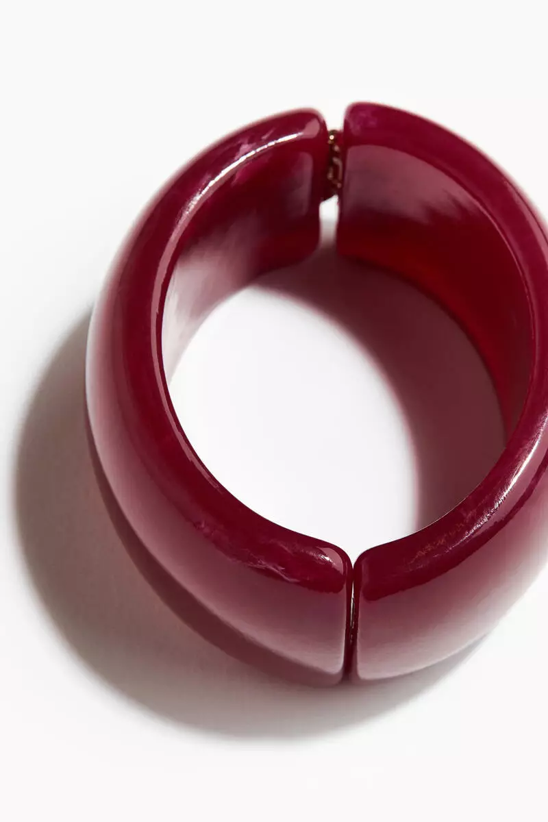 Chunky hinged bangle