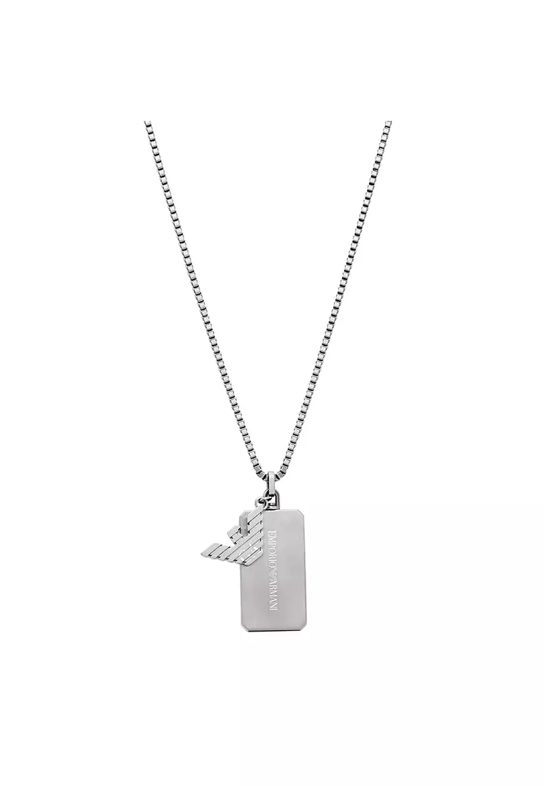 Buy Emporio Armani Eagle Silver Necklace EAJ-EGS3167040 2025