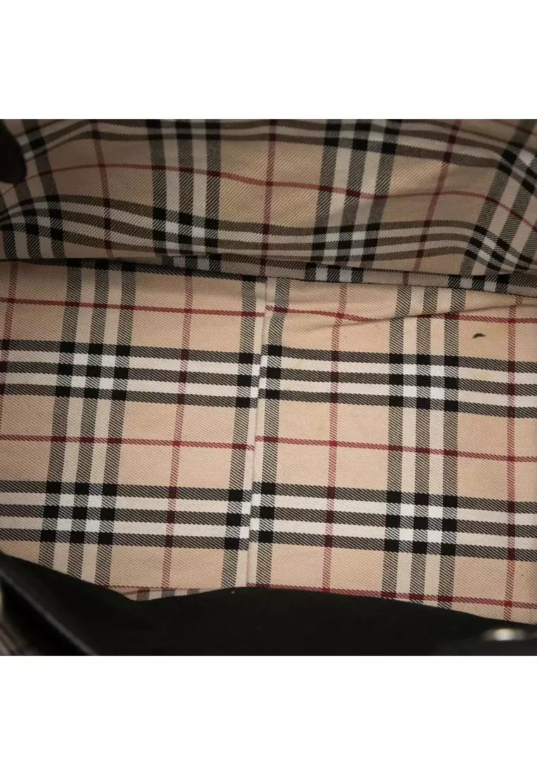 Pre-Loved Burberry Leather Handbag