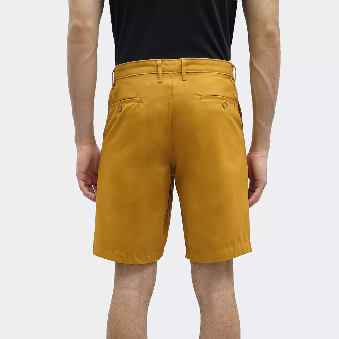 MANZONE Celana Pendek Bermuda Pria Casual SLIM FIT Arion - Bestbuy-Mustard