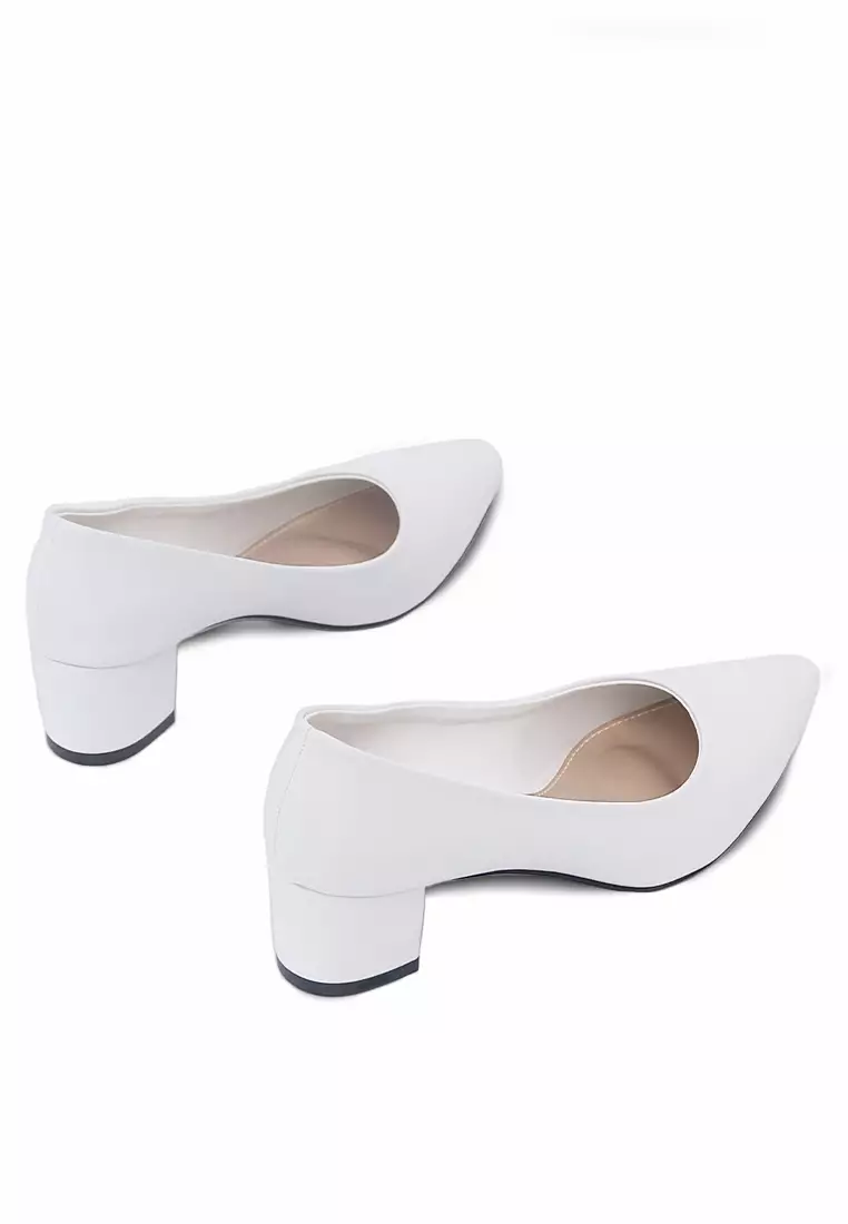 VIVI NICI - Kenici Sepatu Wanita Hak 5 cm Clean White