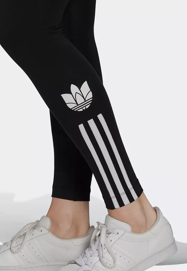 adidas Originals Adicolor 3D Trefoil Leggings Black