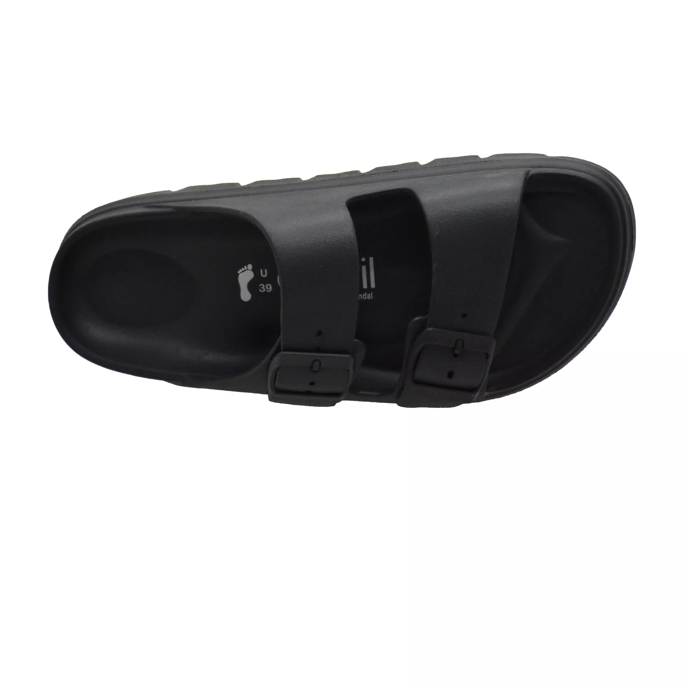 Carvil Sandal Pria Wanita Anaya-PU Black