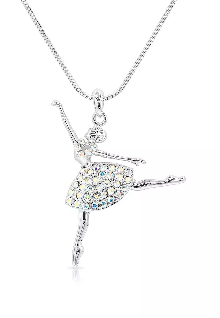 Girls on sale ballet necklace