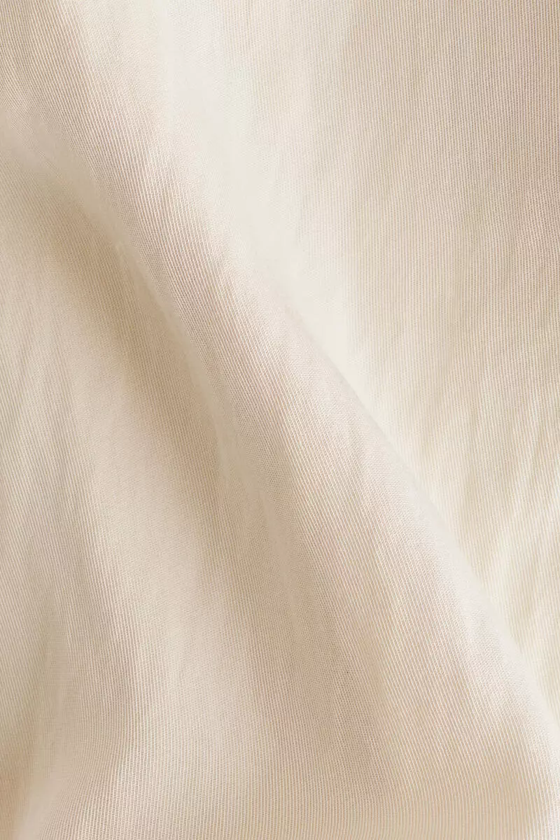 Cowl-neck trench coat