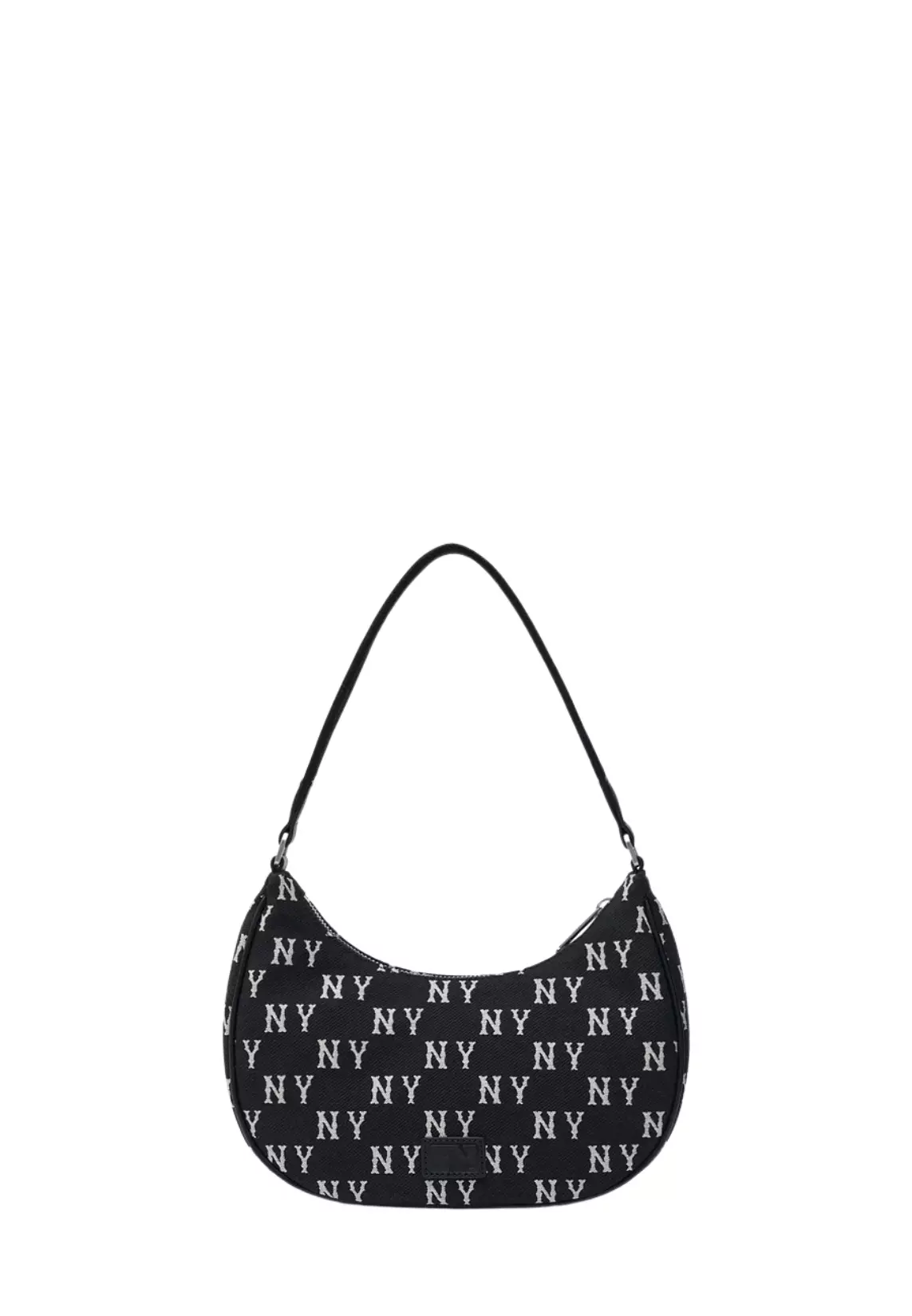 ★MLB Korea★ Classic Monogram Crack Embo Hobo Bag NY Black cad441b4425b7dbe2300afa69b31d9