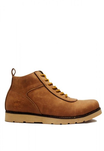 D-Island brown D-Island Shoes Venture Boots Comfort Leather Soft Brown DI594SH63NNGID_1