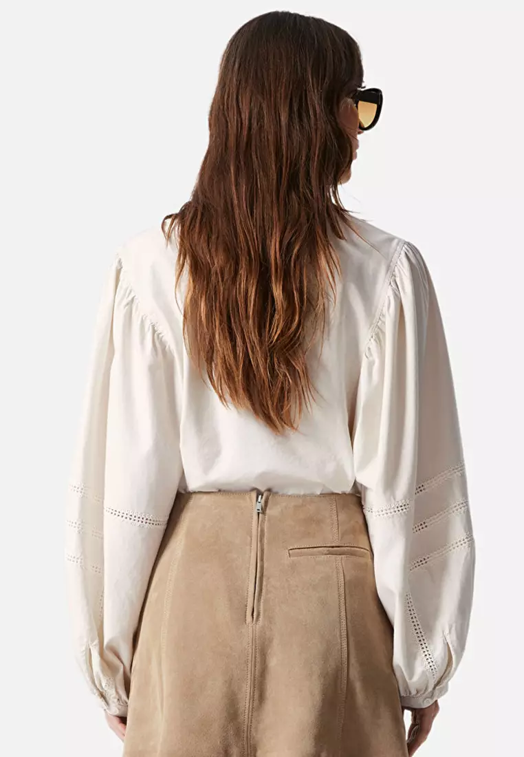 Voluminous Sleeve Blouse