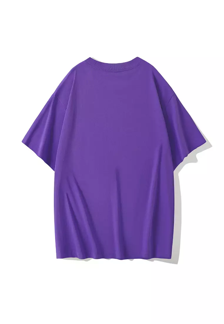 Rose Graphic T-Shirt in Violet