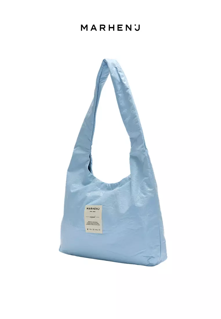 DEWY Nylon Shoulder Bag Sky Blue