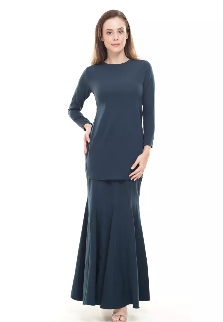 Rina Kurung in Emerald