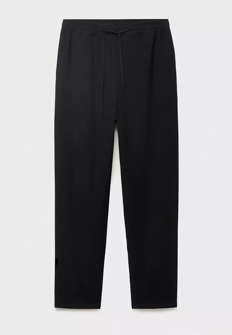 Drawstring Flowy Trousers
