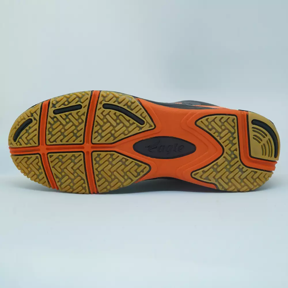 Eagle Sepatu Badminton Voltage - ABU TUA/HITAM