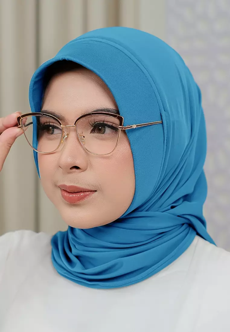 HIJAB INSTAN SOFTPAD AMEENA - AZZURE