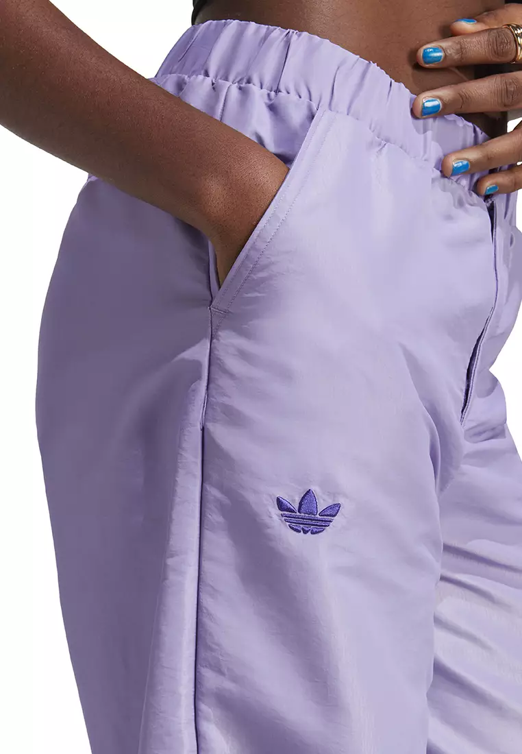 Purple adidas tracksuit bottoms hot sale