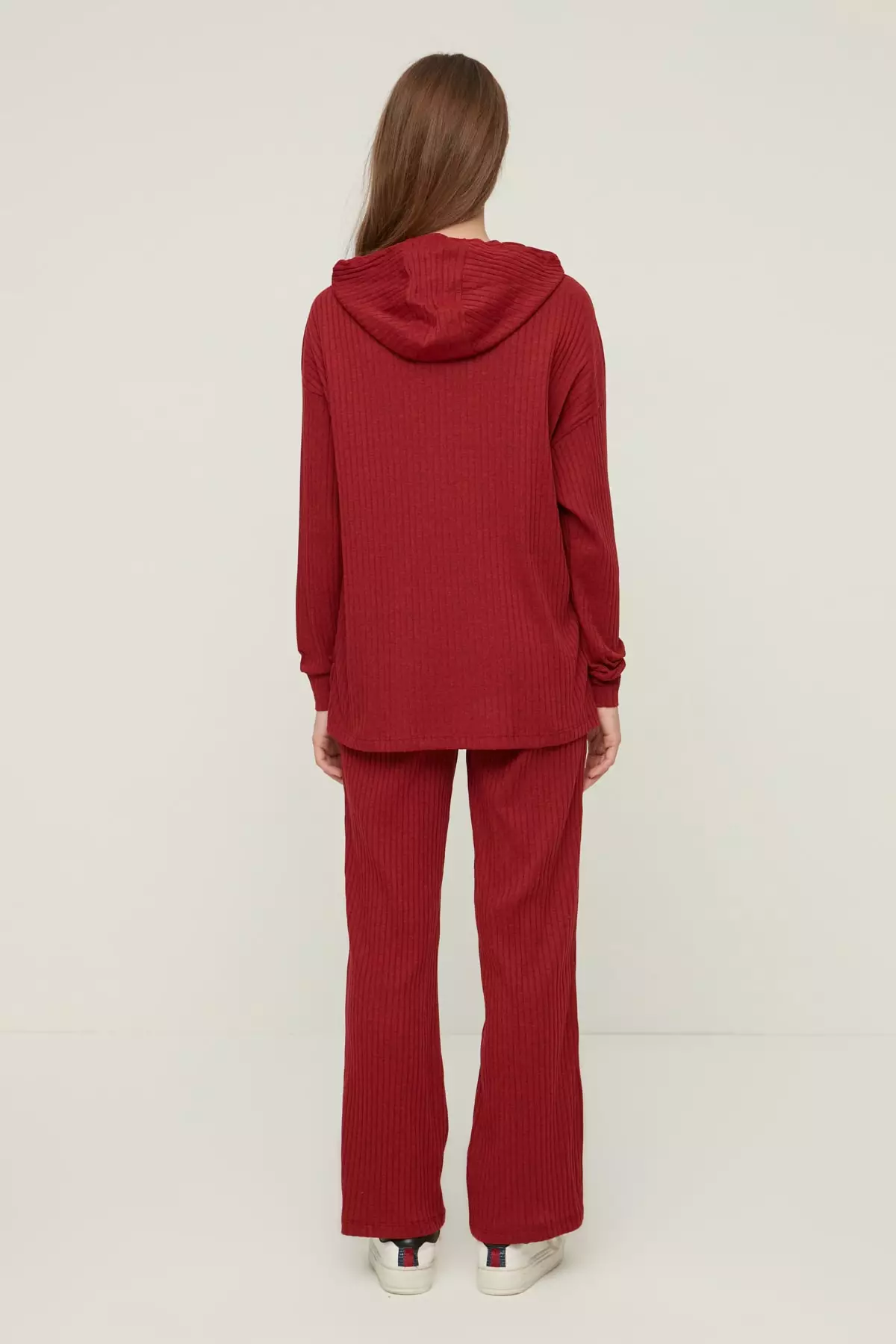 Rib Hoodie & Pants Set