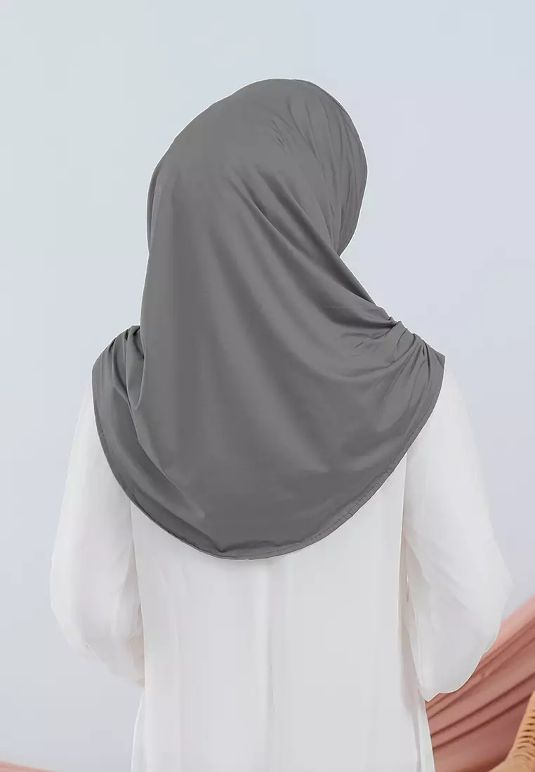 HIJAB INSTAN VALEEQA - DARK GREY