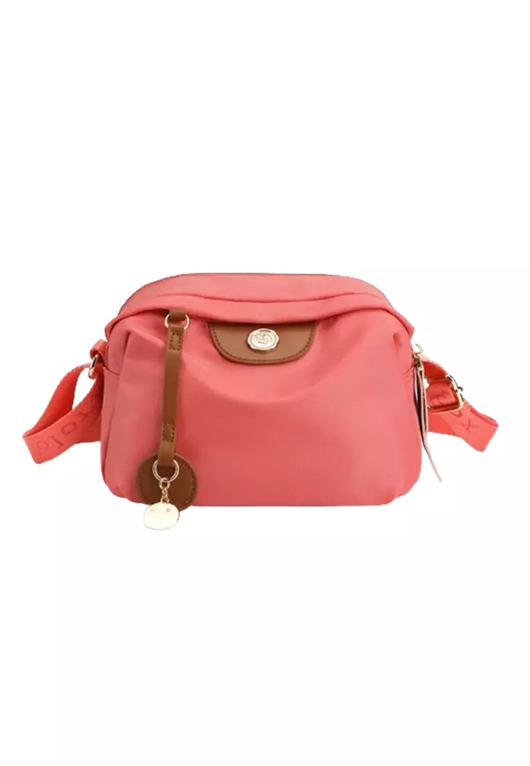 Tas Selempang Sling Bag Wanita Shoulder Bag Wanita BAEOS ORIGINAL - Brick Pink