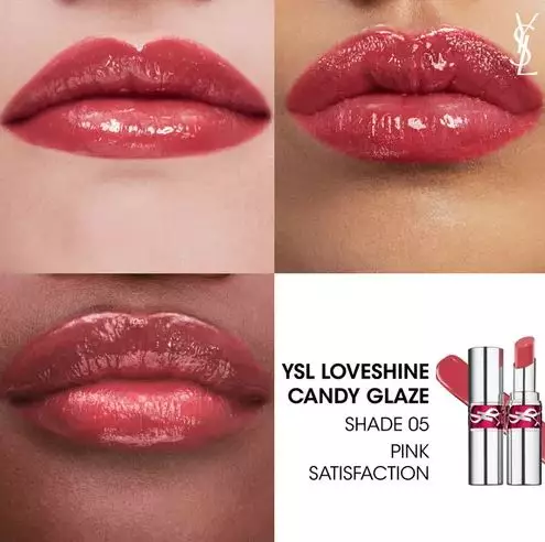 YSL LoveShine Candy Glaze - 5 Pink Satisfaction