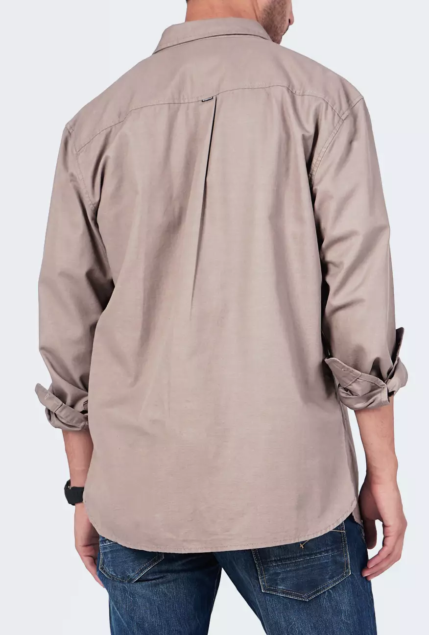 Kemeja Pria Sluber Khaki