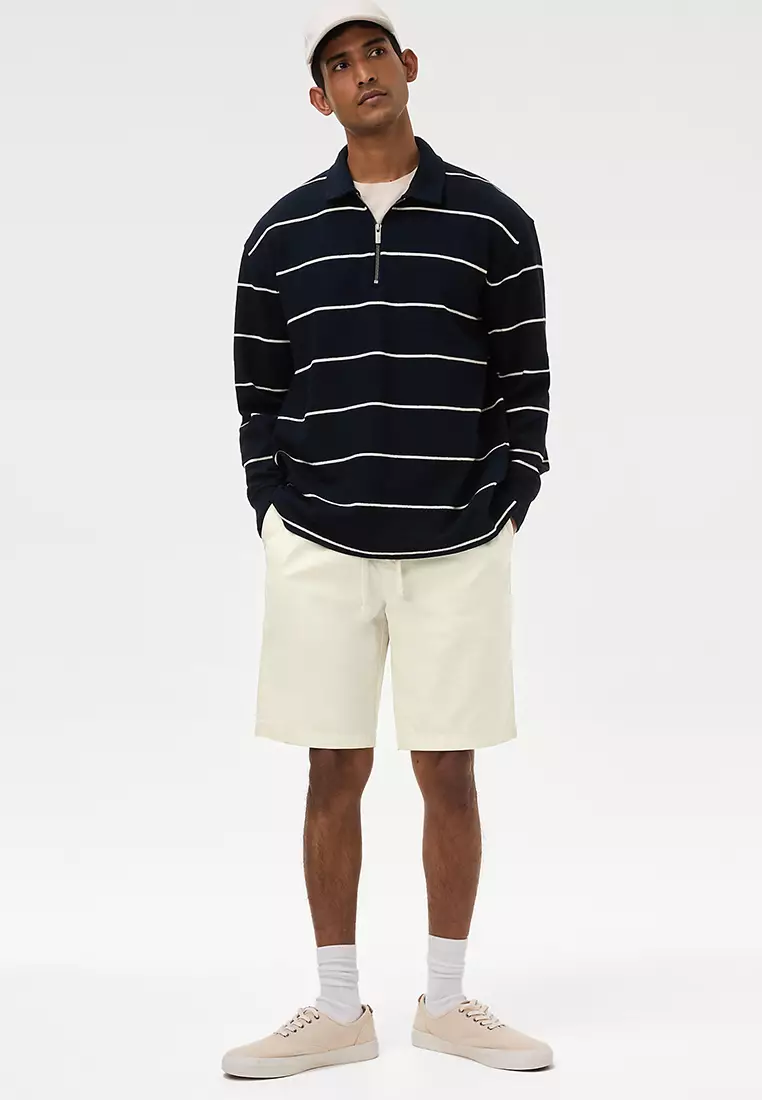 Pure Cotton Elasticated Waist Shorts