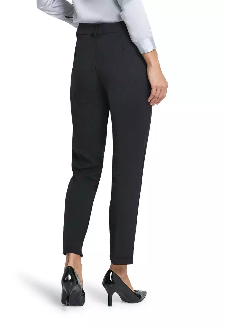 Garwyn Celana Kerja Long Pants Bawahan Wanita Formal Premium Quality - Hitam