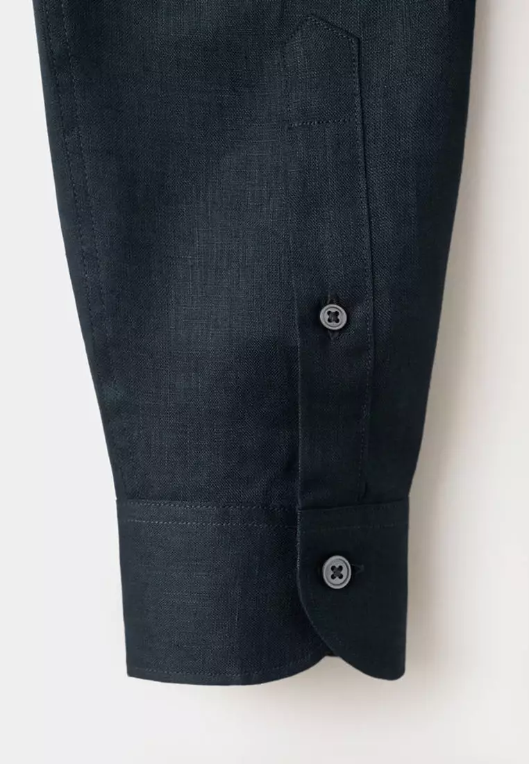 100% Linen Slim-Fit Shirt