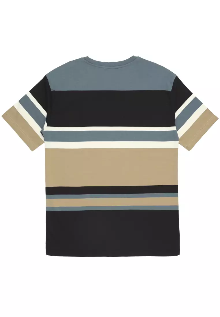 POLICE T-Shirt Salur Bordir Cotton Premium Pria