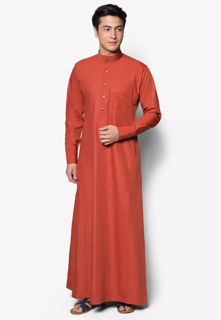 Jubah store slim fit