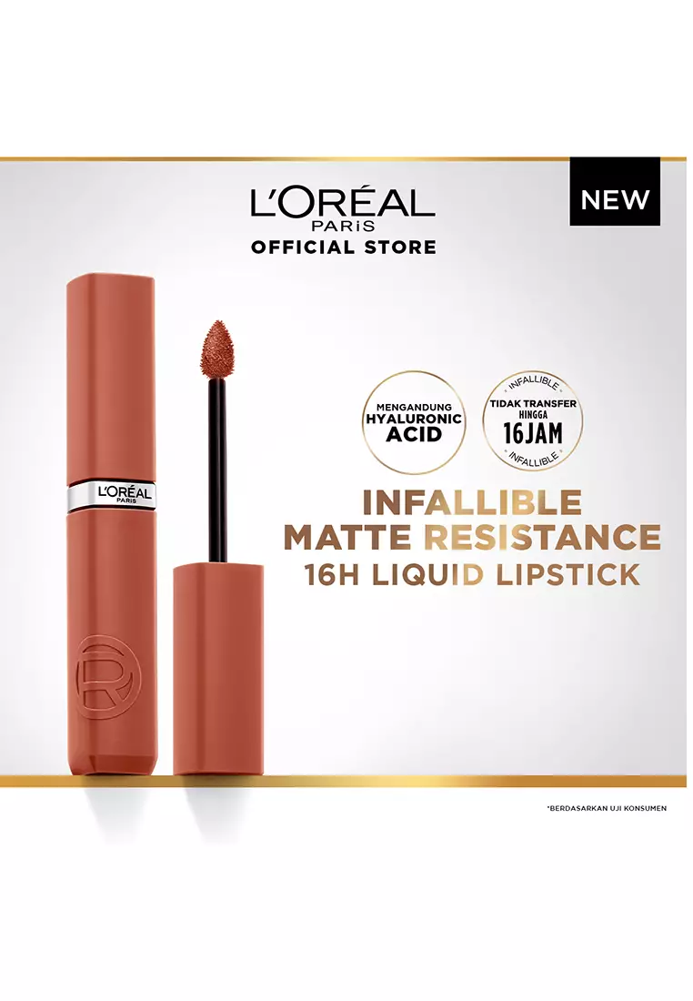 Jual L'Oreal Paris L'Oreal Paris Le Matte Resistance Lipstick - 115