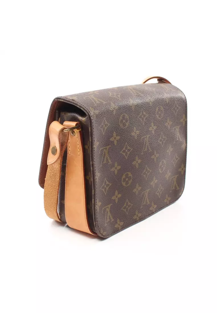 Buy Louis Vuitton Pre-loved LOUIS VUITTON pochette Kure bicolor monogram  Empreinte coin purse leather black beige with key ring Online