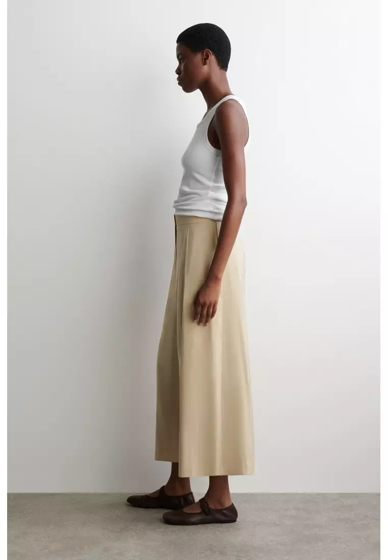 FLUID PLEATED CULOTTES