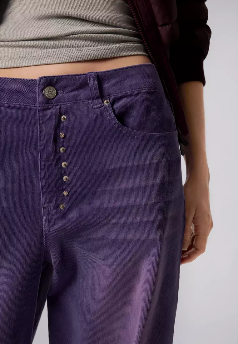 Corduroy long pants