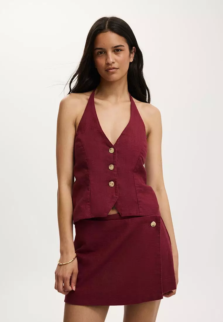 Sophie Wrap Mini Skirt