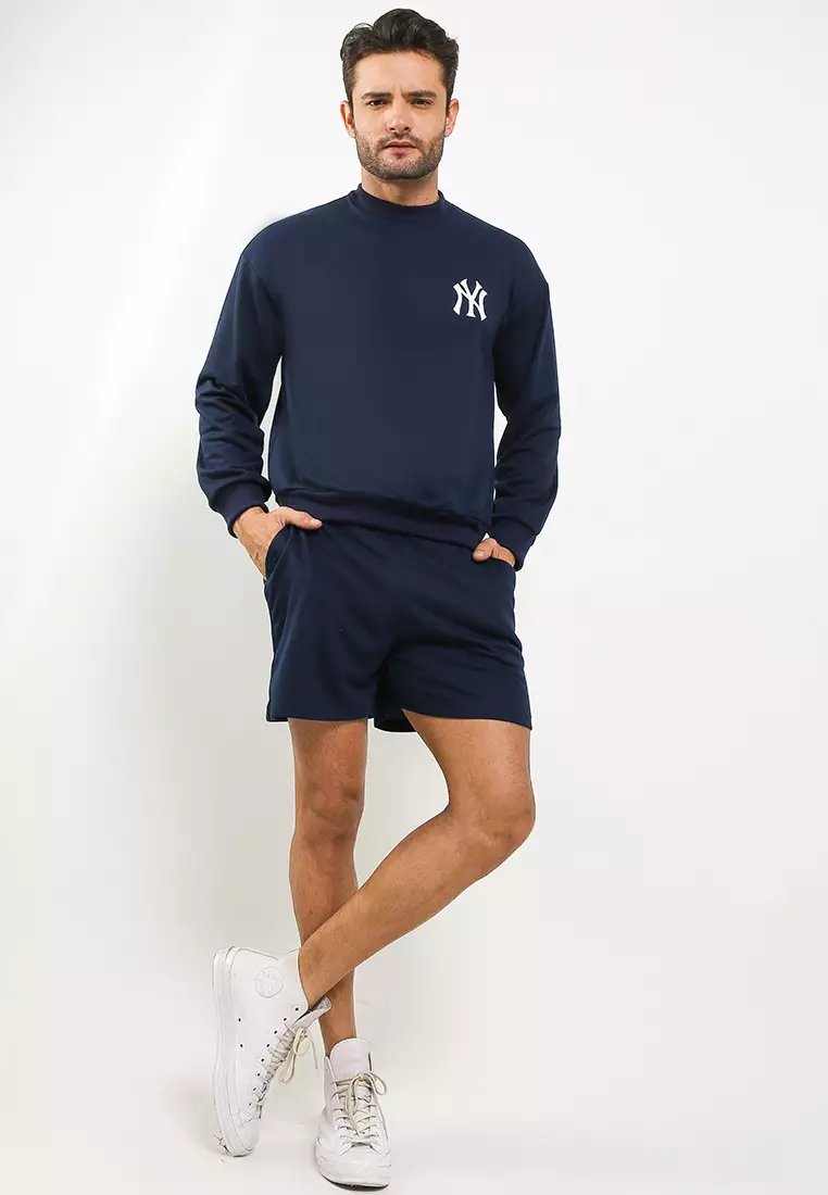 Long Sleeve Sweater Short Pants New York