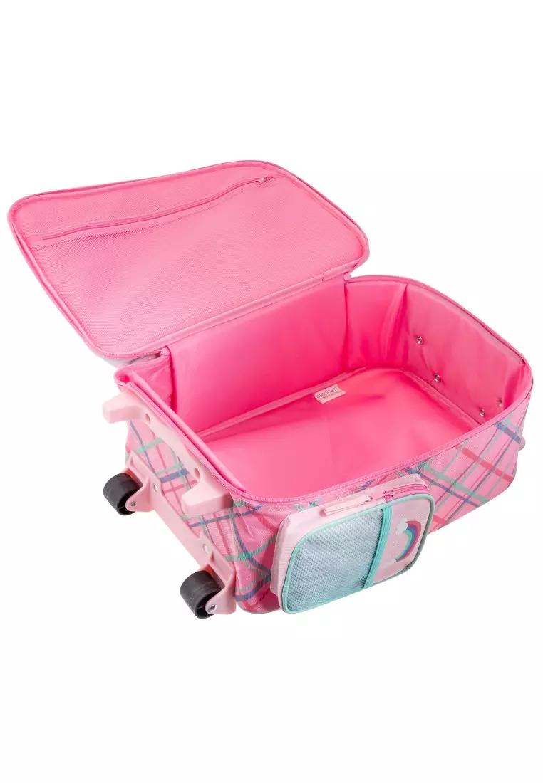 Trolley Bag with Lunch Bag for Kids Pink Unicorn Lunch Pal