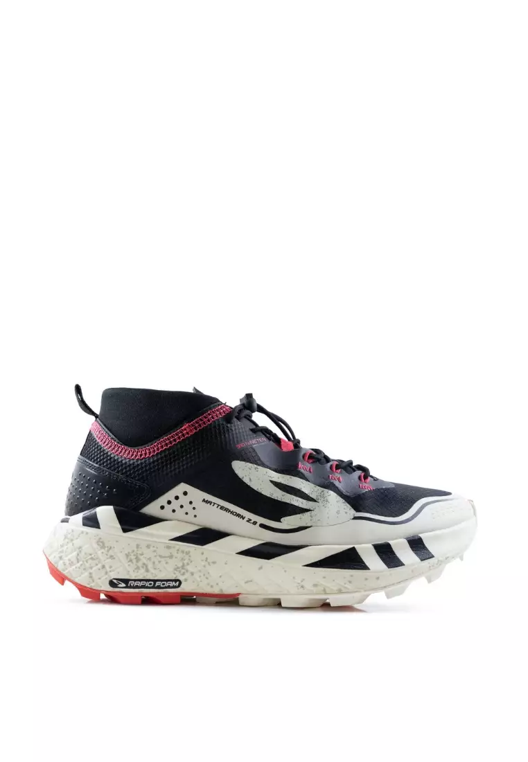 910 Nineten Sepatu Trail Running YUZA MATTERHORN 2.0 - HITAM/PUTIH
