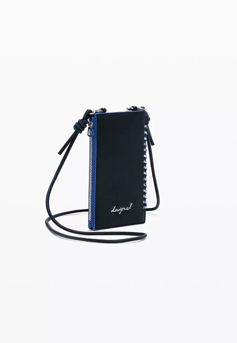 Detachable faux leather mobile holder