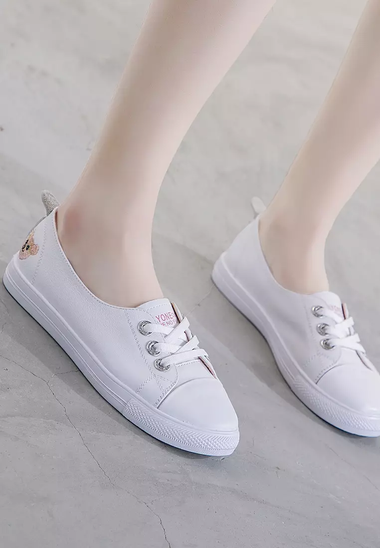 Smart Causal Leather Sneakers RX5186