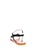 CARMELLETES black Ankle Strap Flat Sandals 2EA32SHAE76E78GS_3