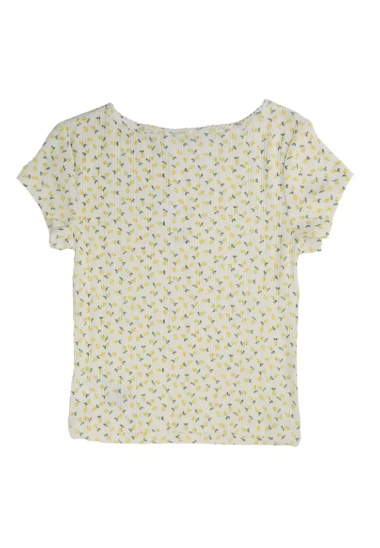 Kids Cap-Sleeves Fitted T-Shirt