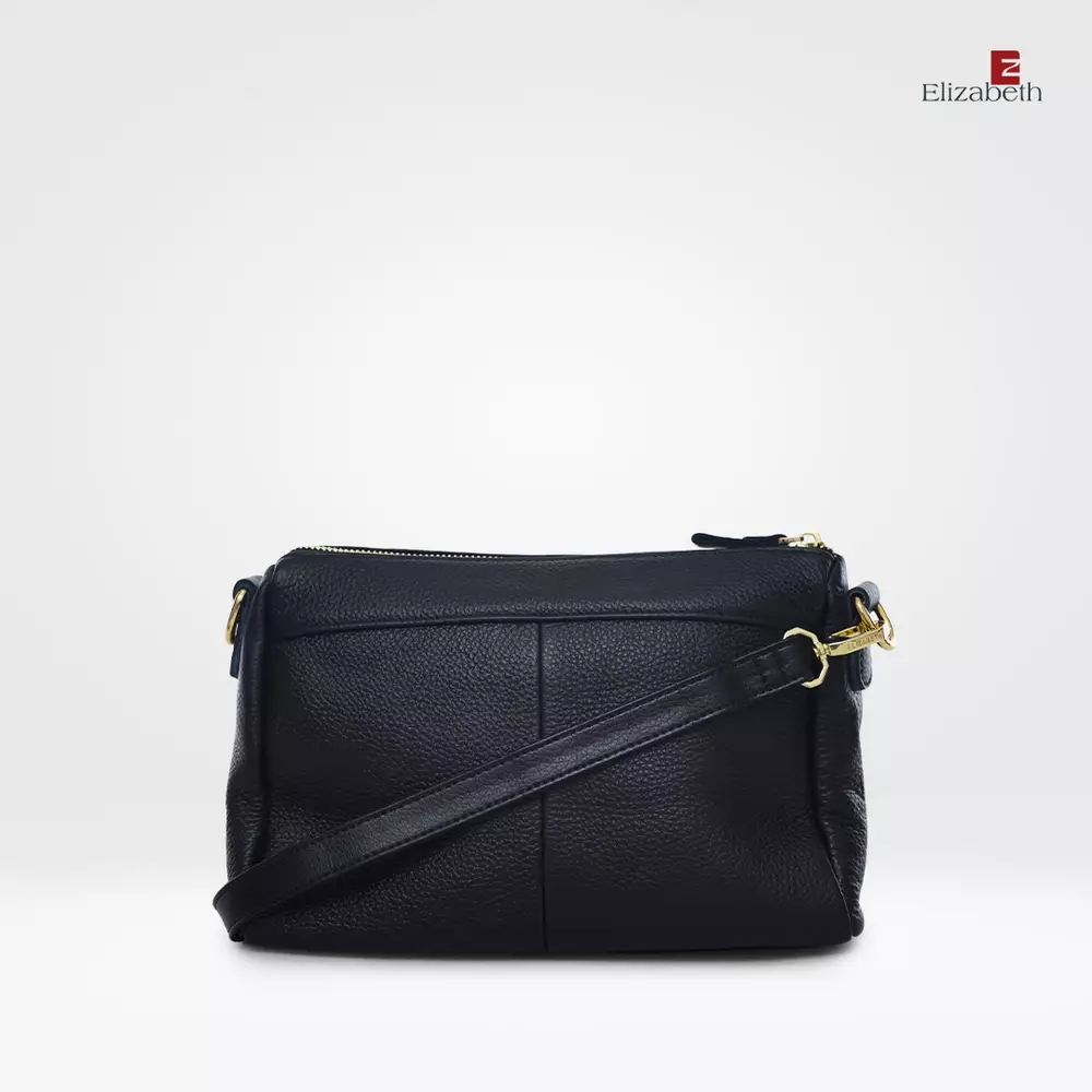 Tas Elizabeth Genuine Leather Sling Bag 0720-0484 Black