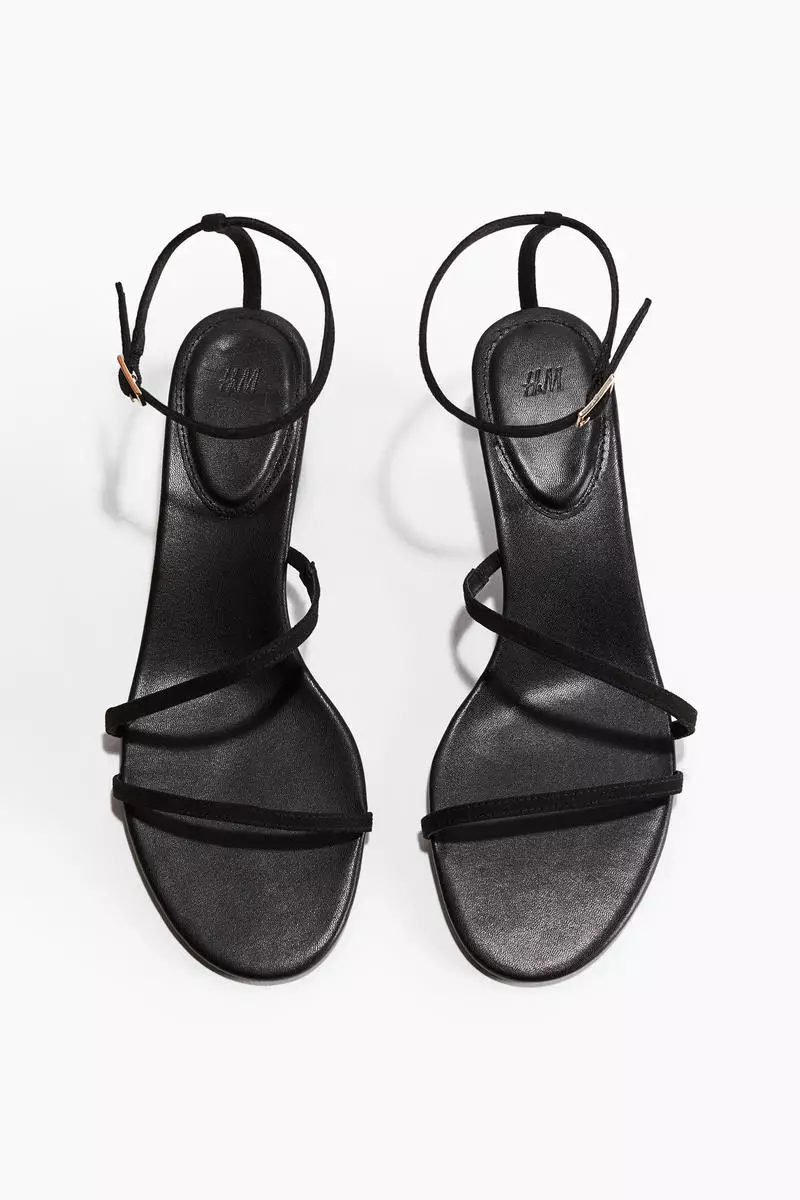 Heeled strappy sandals